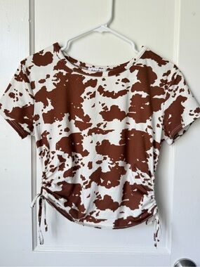 Ruby & Lace cow print top